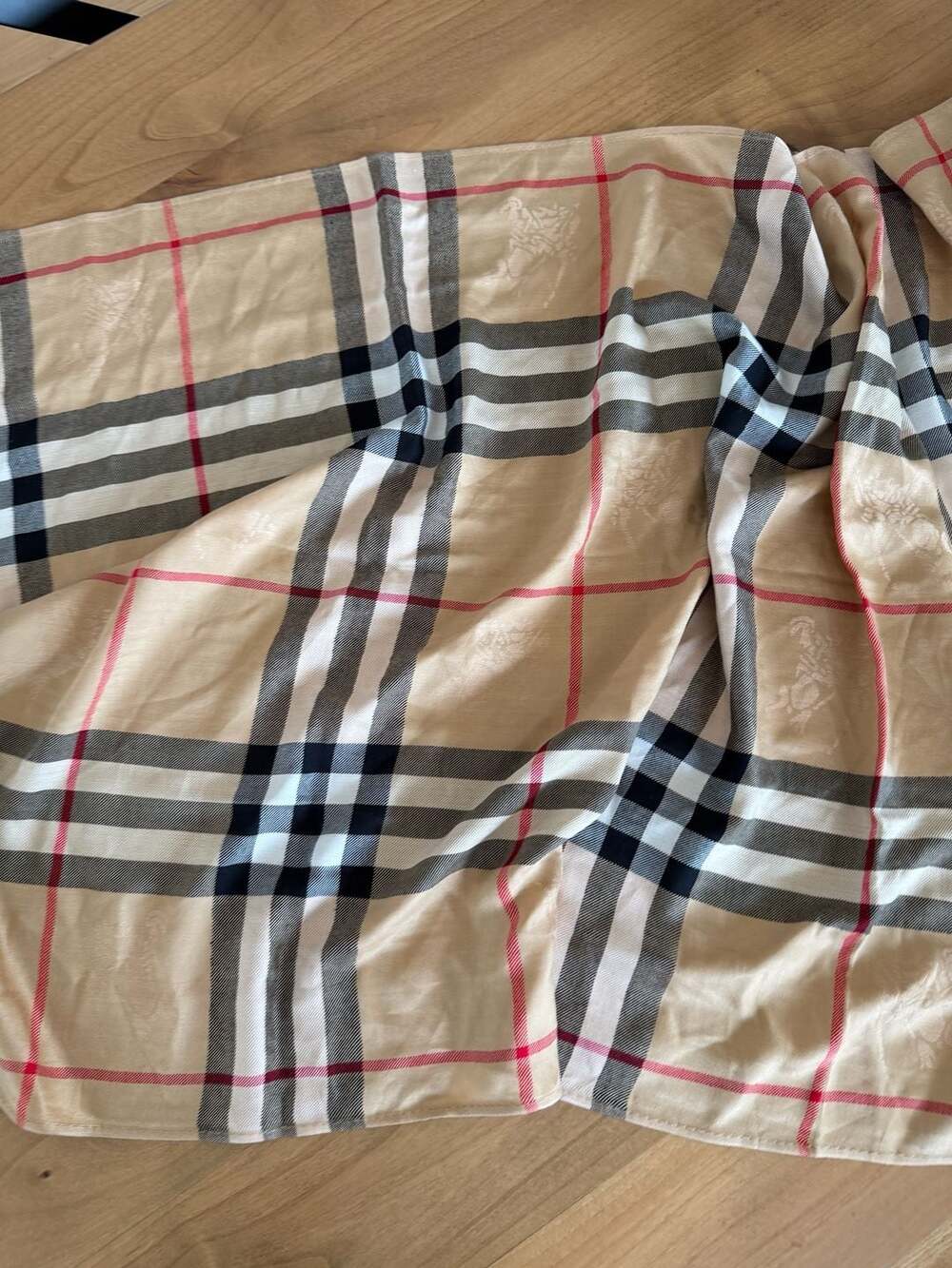 Burberry London 100% Cashmere Giant Check Scarf Made in England - Picture 16 of 16